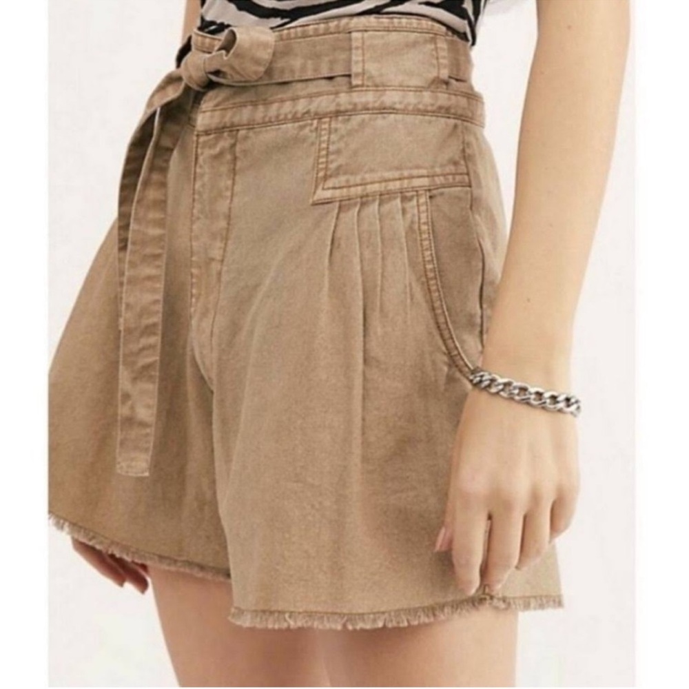 Free People One Penny Tie Waist Shorts